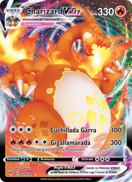 Charizard VMAX (Oscuridad Incandescente) #20