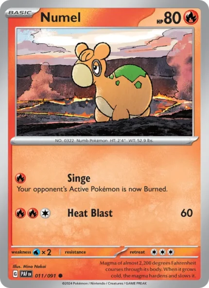 Numel (Paldean Fates) #011