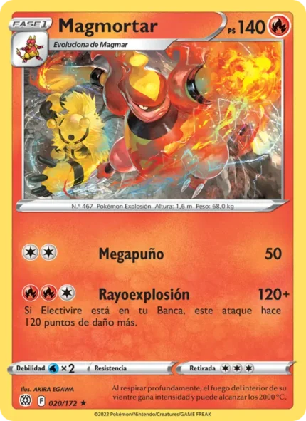 Magmortar (Astros Brillantes) #020