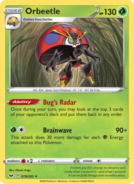 Orbeetle (Sword & Shield) #19