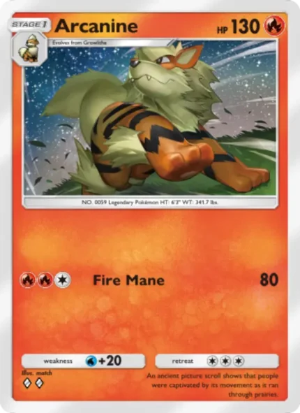 Arcanine (Celestial Guardians) #026