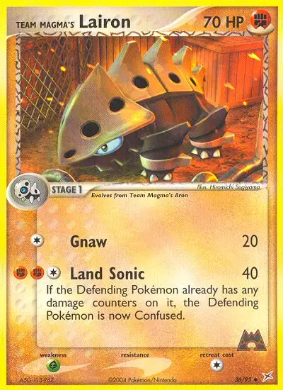 Team Magma's Lairon (Team Magma vs Team Aqua) #36