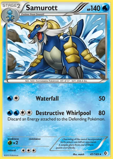 Samurott (Boundaries Crossed) #41
