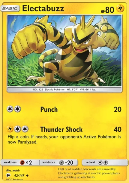 Electabuzz (Burning Shadows) #42