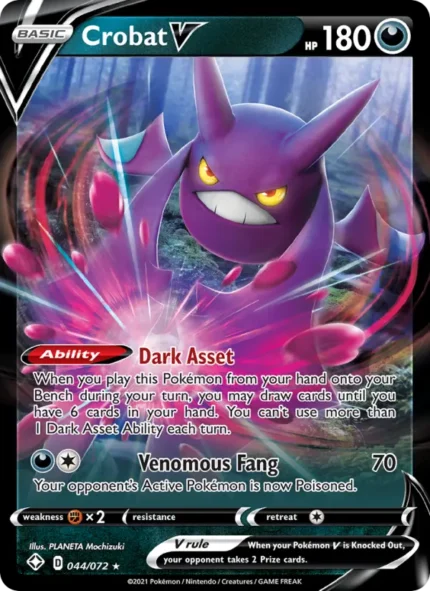 Crobat V (Shining Fates) #44