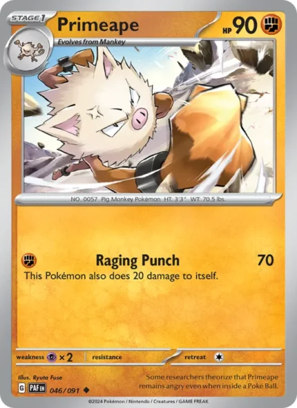 Primeape (Paldean Fates) #046