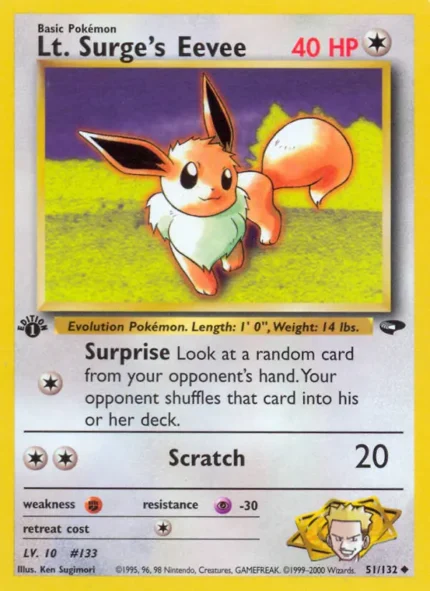 Lt. Surge's Eevee (Gym Challenge) #51