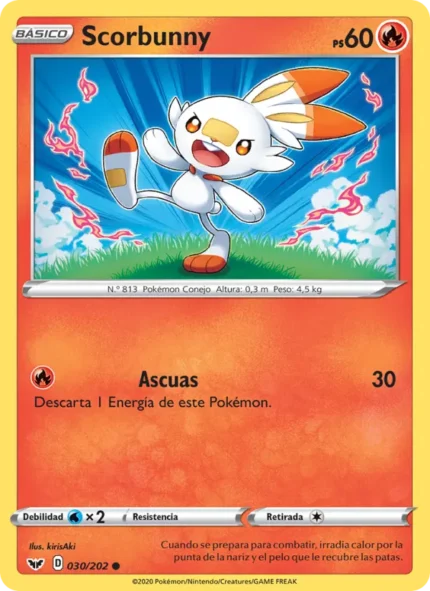 Scorbunny (Espada y Escudo) #30