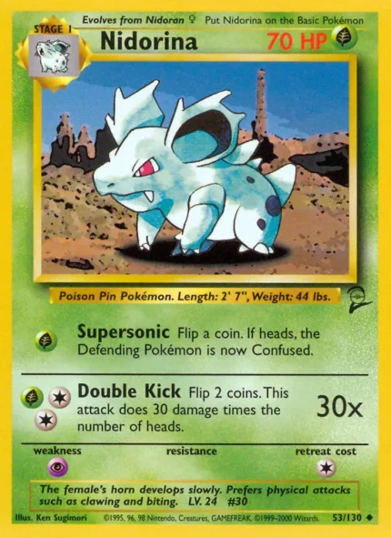 Nidorina (Base Set 2) #53
