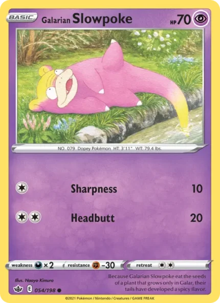 Galarian Slowpoke (Chilling Reign) #54