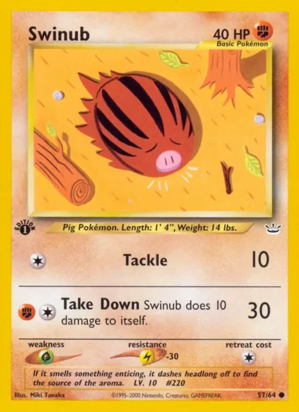 Swinub (Neo Revelation) #57