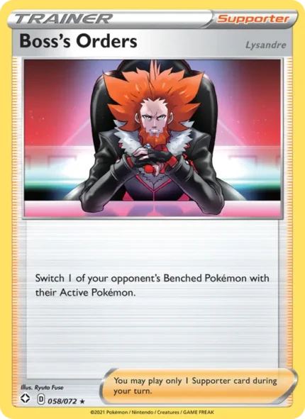 Boss's Orders (Lysandre) (Shining Fates) #58