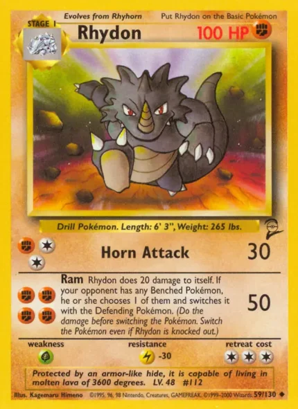 Rhydon (Base Set 2) #59