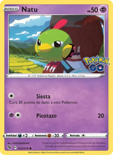 Natu (Pokémon GO) #032