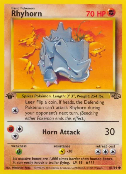 Rhyhorn (Jungle) #61