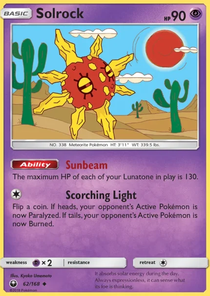 Solrock (Celestial Storm) #62
