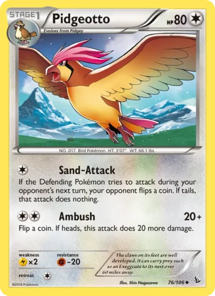 Pidgeotto (Flashfire) #76