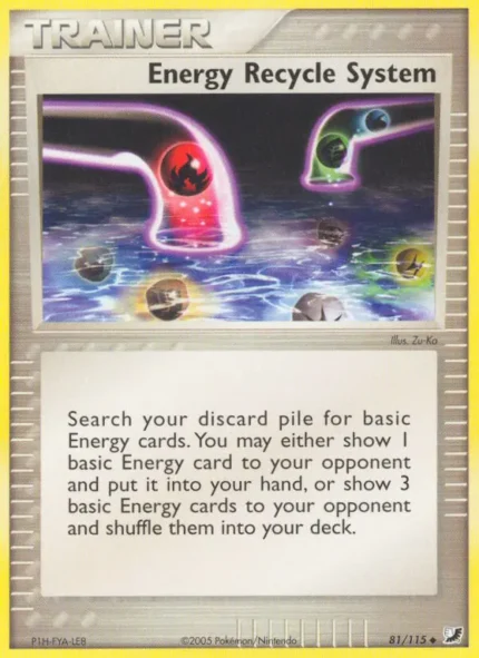 Energy Recycle System (Unseen Forces) #81