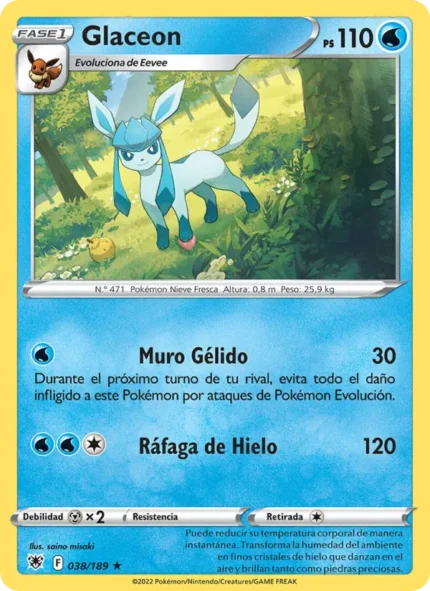 Glaceon (Resplandor Astral) #038