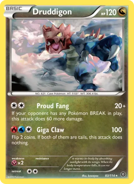 Druddigon (Steam Siege) #83