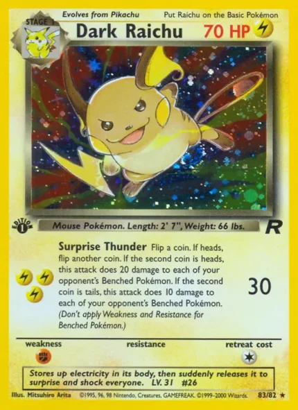 Dark Raichu (Team Rocket) #83