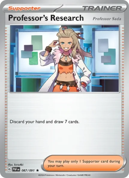 Professor's Research (Paldean Fates) #087