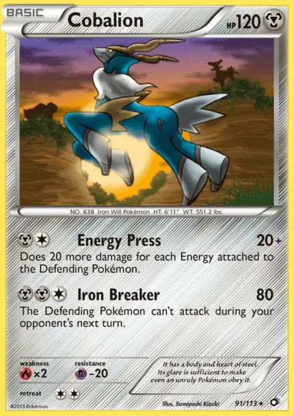 Cobalion (Legendary Treasures) #91