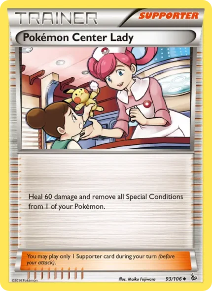 Pokémon Center Lady (Flashfire) #93