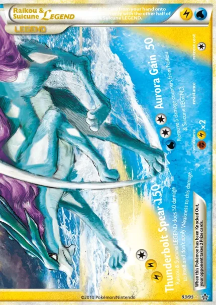 Raikou & Suicune LEGEND (Unleashed) #93