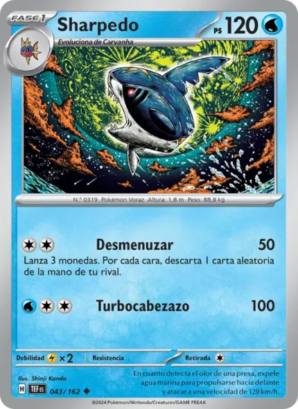 Sharpedo (Fuerzas Temporales) #043