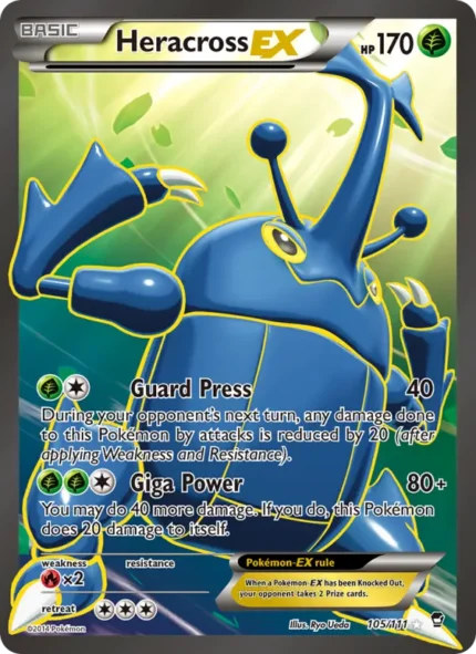 Heracross EX (Furious Fists) #105