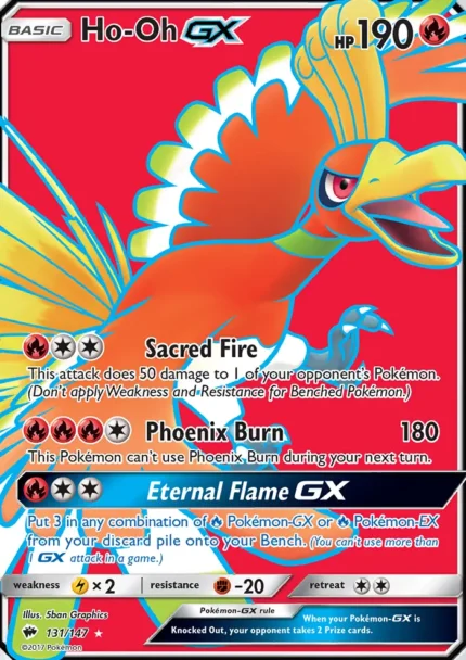 Ho-Oh GX (Burning Shadows) #131