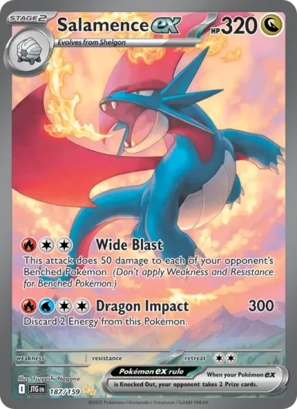 Salamence ex (Journey Together) #187