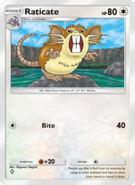 Raticate (Genetic Apex) #190