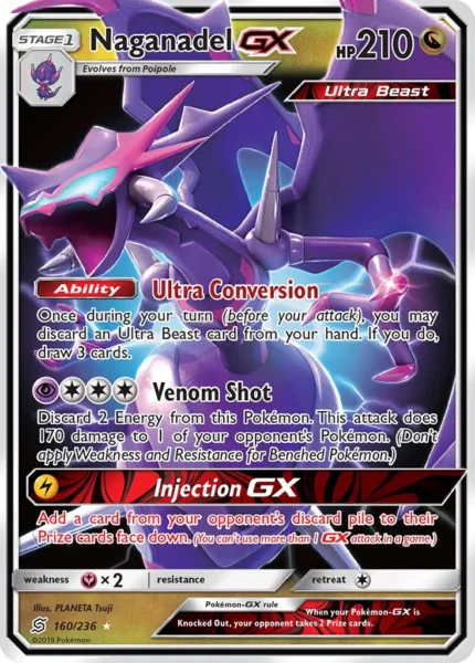 Naganadel GX (Unified Minds) #160