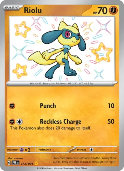 Riolu (Paldean Fates) #173