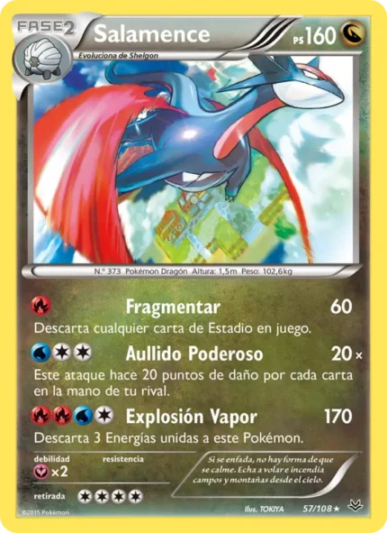 Salamence (Cielos Rugientes) #57