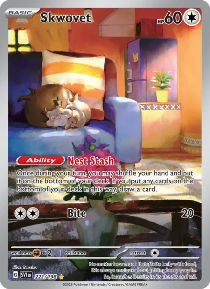 Skwovet (Scarlet & Violet) #222