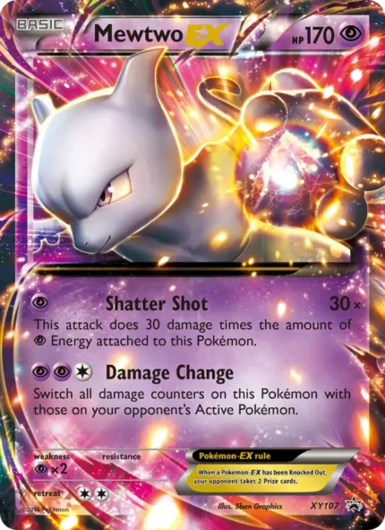 Mewtwo EX (XY Black Star Promos) #XY107