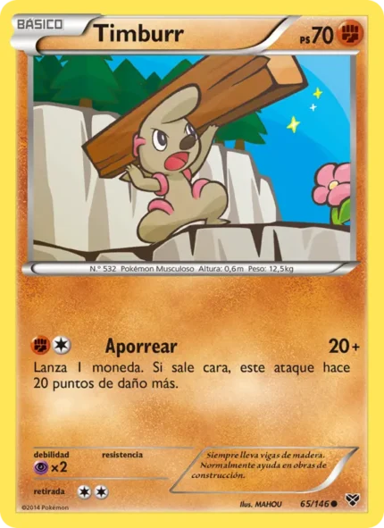 Timburr (XY) #65