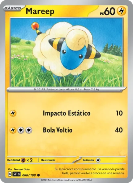 Mareep (Escarlata y Púrpura) #066
