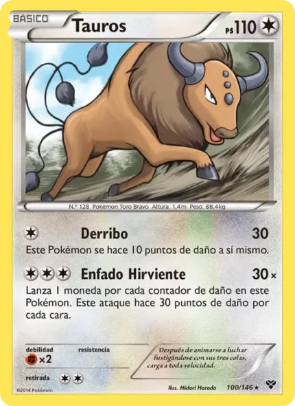 Tauros (XY) #100
