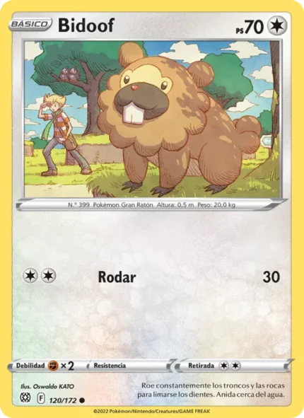 Bidoof (Astros Brillantes) #120