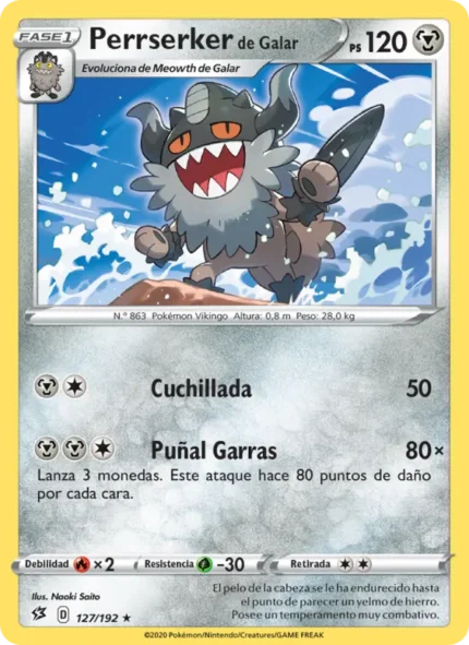 Perrserker de Galar (Choque Rebelde) #127