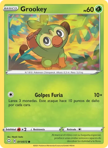 Grookey (Destinos Brillantes) #11