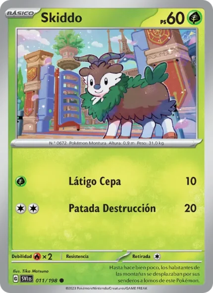 Skiddo (Escarlata y Púrpura) #011