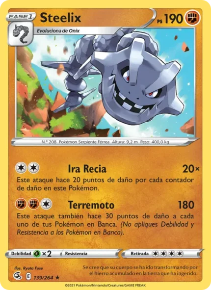 Steelix (Golpe Fusión) #139