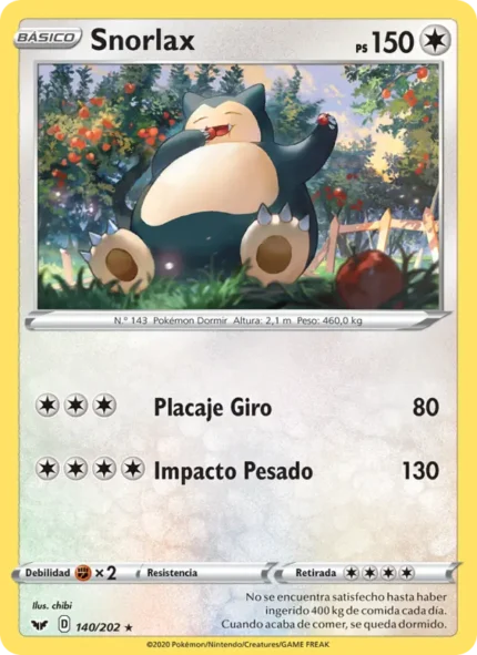 Snorlax (Espada y Escudo) #140