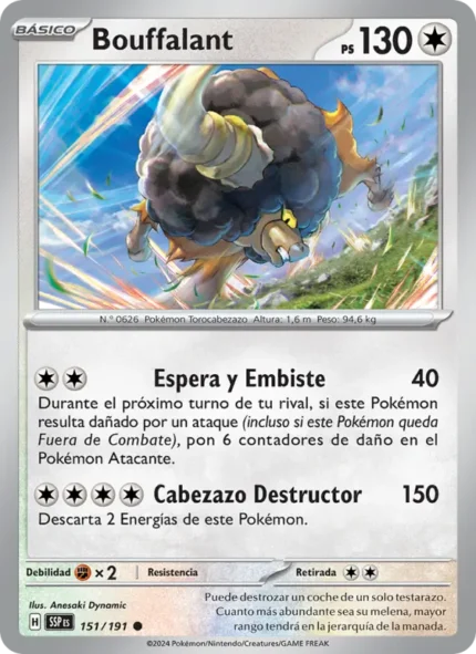 Bouffalant (Chispas Fulgurantes) #151