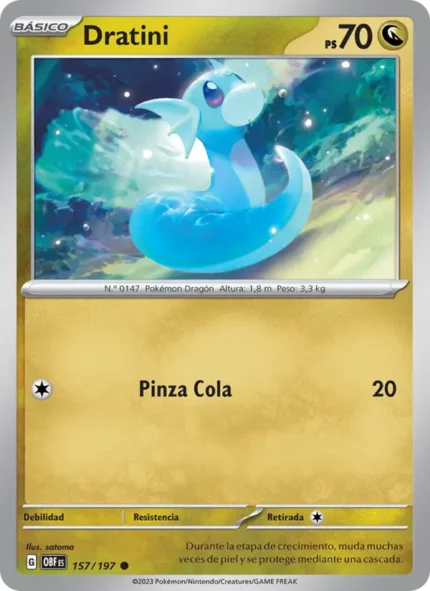 Dratini (Llamas Obsidianas) #157